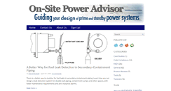 Desktop Screenshot of onsitepoweradvisor.com